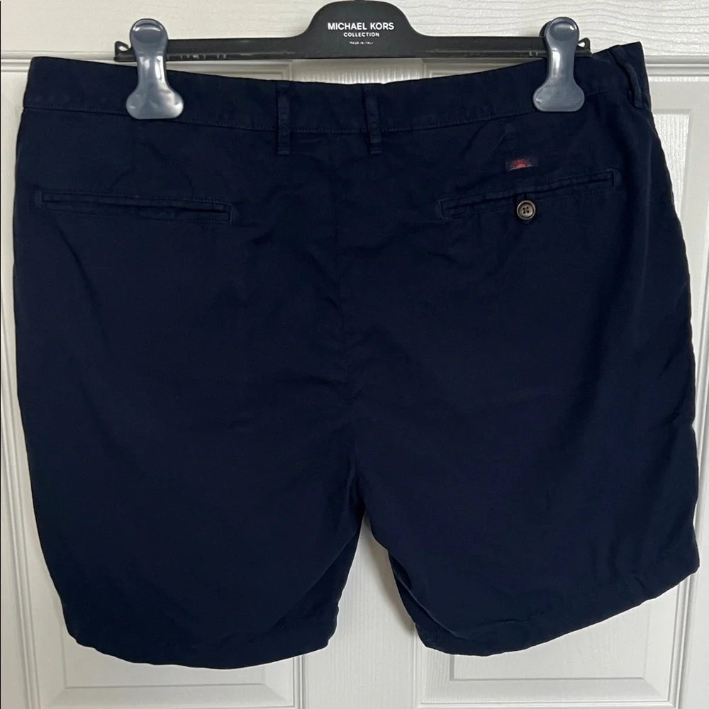Faherty Navy Men's Flat Front Shorts